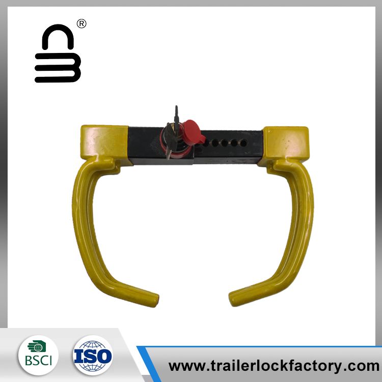 Justerbar Truck Wheel Chock Lock bil Trailer Wheel Locks